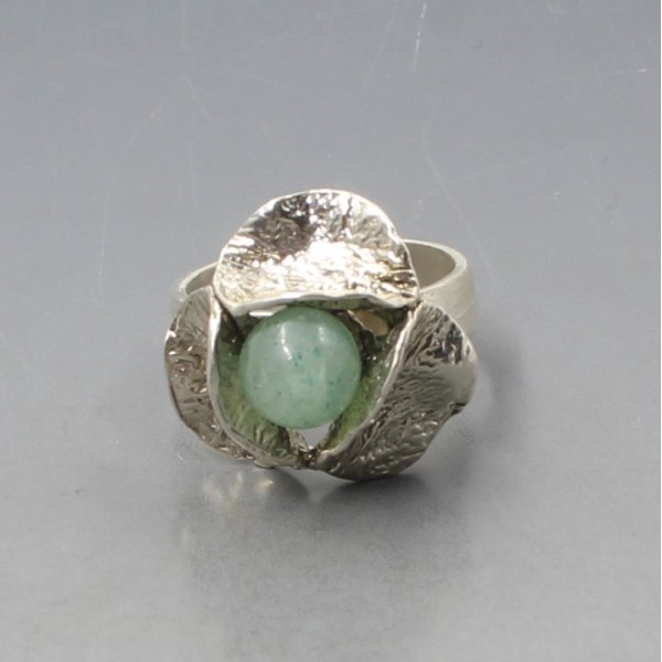 Vintage Perli 800 silver ring